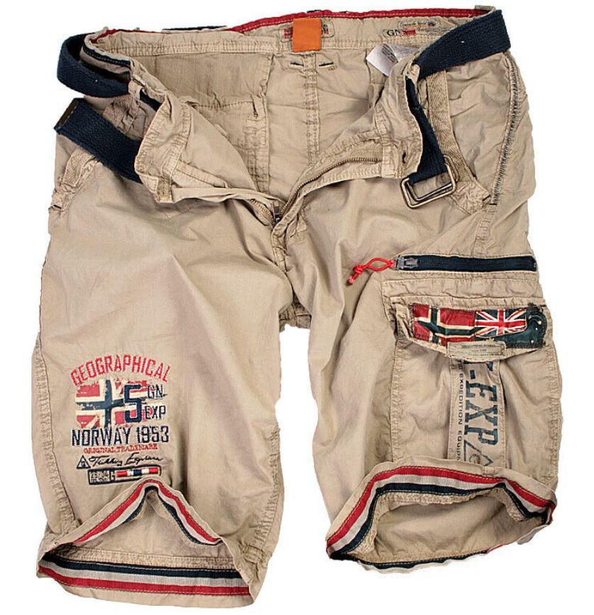 Geographical Norway Børne Shorts Pastrami - Turkis