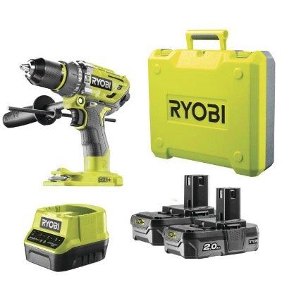 Ryobi 50-teiliges Schlagbohrerset – Mit Dock-It Aufbewahrung, Inkl. Adapter & Schraubenführung