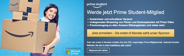Amazon Prime Student - Vorteile, Kosten & Co.
