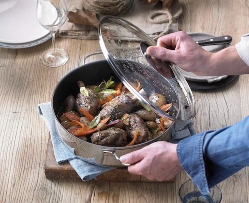 WMF Steak Profi Serving Pan - 24 Cm Induction, Non-Stick, Oven-Safe With Stainless Steel Handle