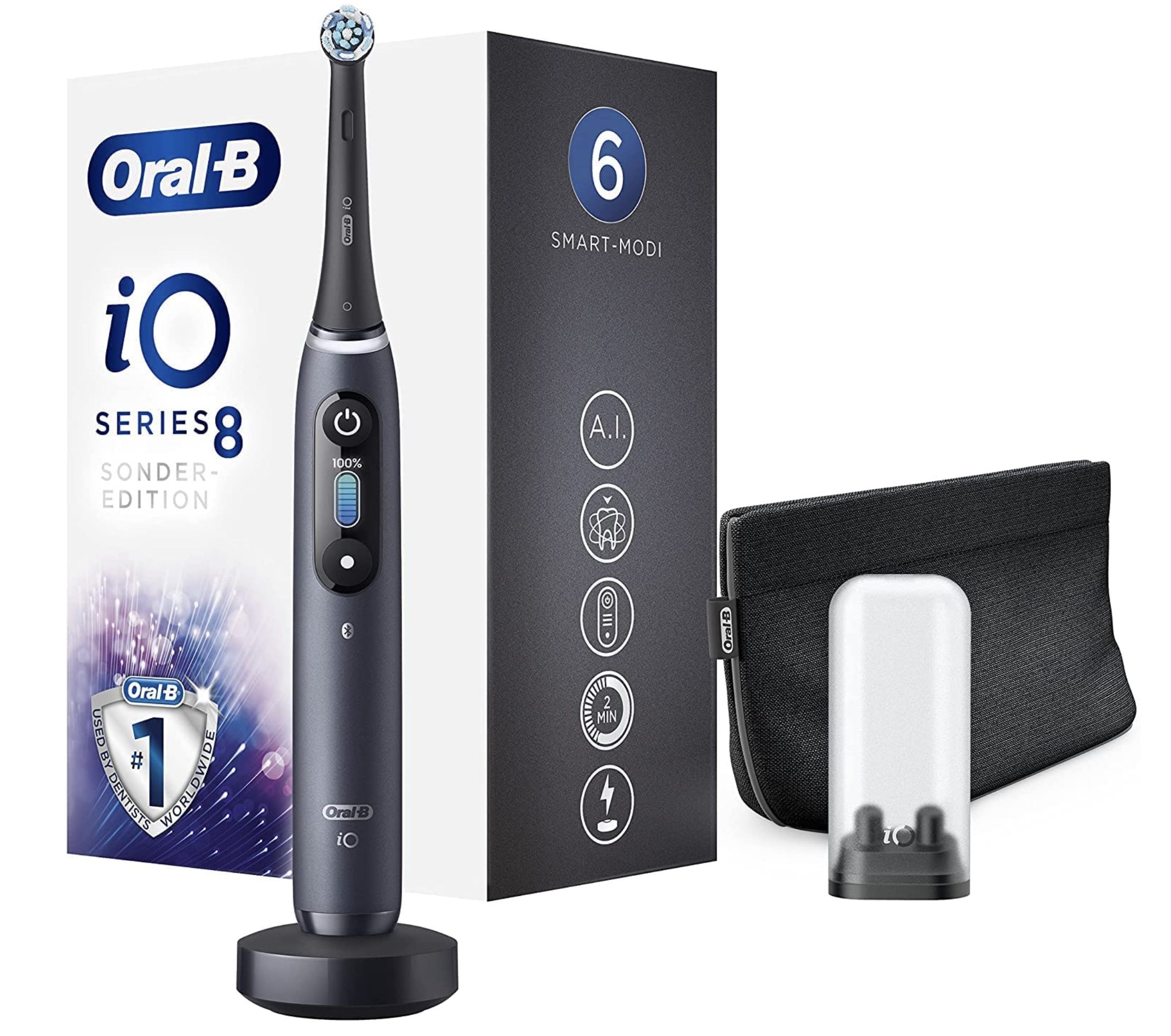 Oral-b Io 8 Special Edition Test Oral-B iO 8 Special Edition elektrische Zahnbürste Magnet Technologie