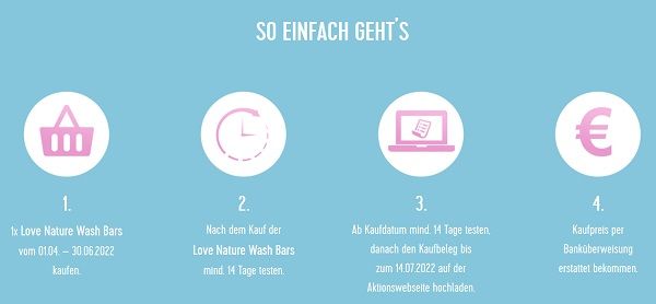 Love Nature Wash Bars Gratis Testen Love Nature Wash Bars gratis ausprobieren