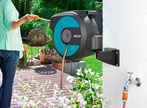 Gardena WandSchlauchbox rollup automatic mit 15m Schlauch für 69,99