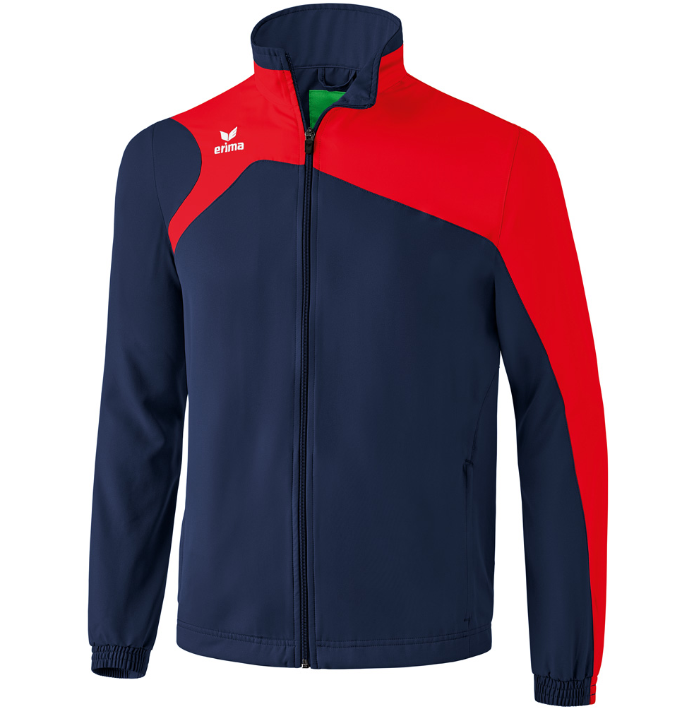 Erima Giacca Club 1900 Uomo – Giacca Presentazione Asimmetrica, Leggera, Con Tasche Zip, In Poliestere