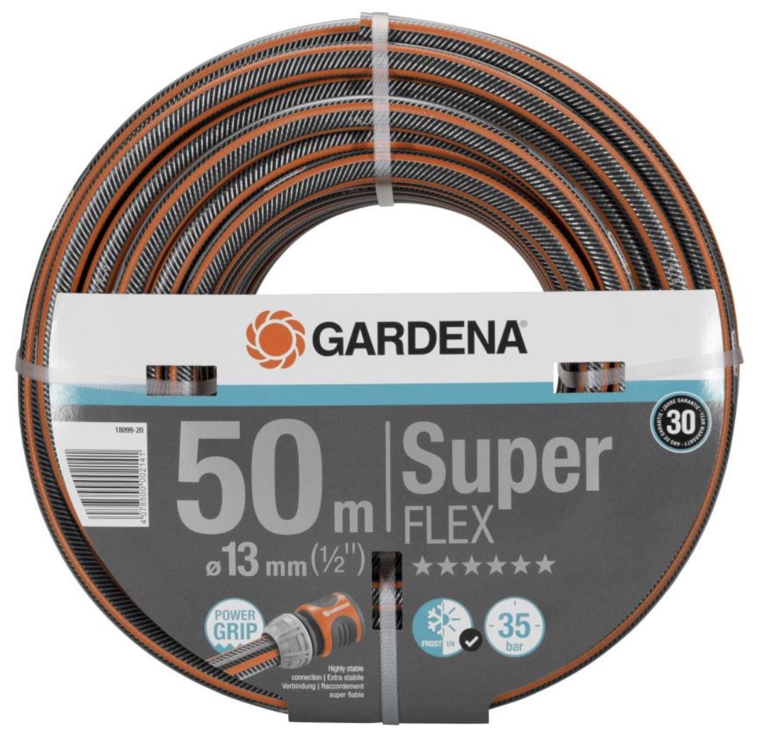 50m Gardena Premium SuperFLEX Gartenschlauch 13 mm (1/2 Zoll) für 50,85