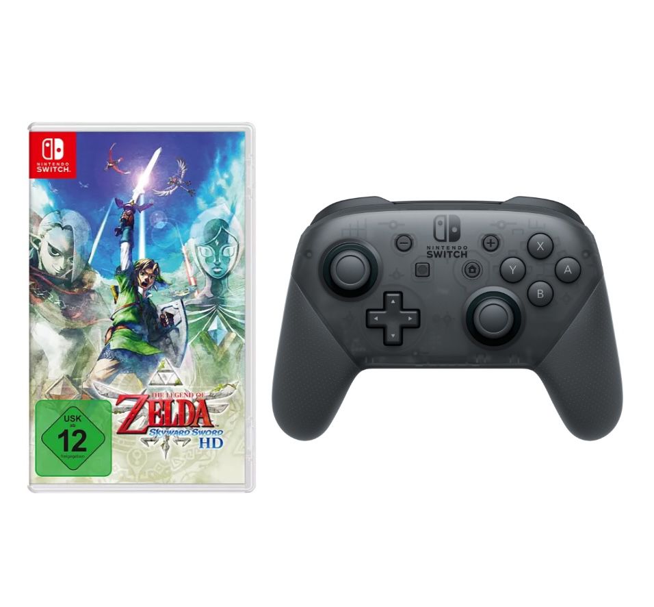 The Legend of Zelda Skyward Sword HD (Switch) + Switch Pro Controller