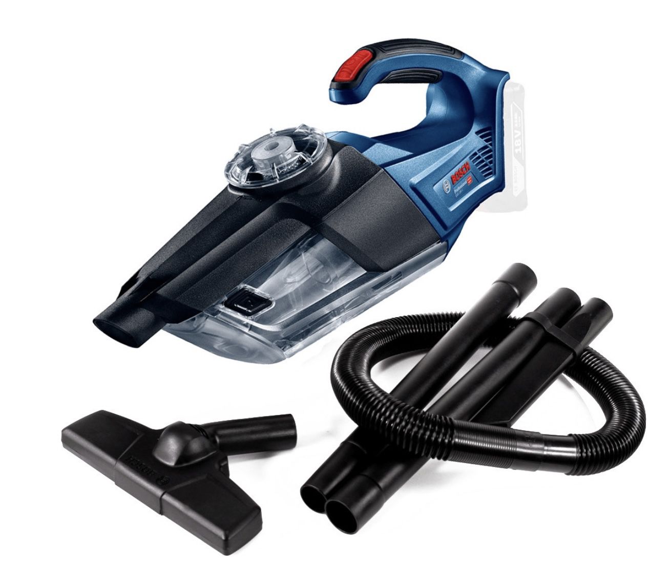 Bosch Professional GAS 18V1 System Akku Handstaubsauger ohne Akkus