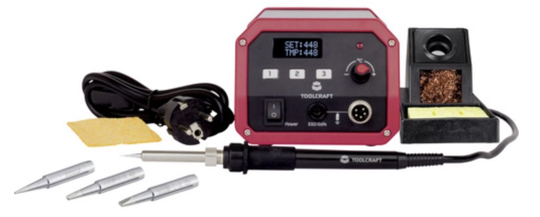 Station De Soudage Numérique TOOLCRAFT ST-100D - 100W - 150-450°C - Panne Incluse