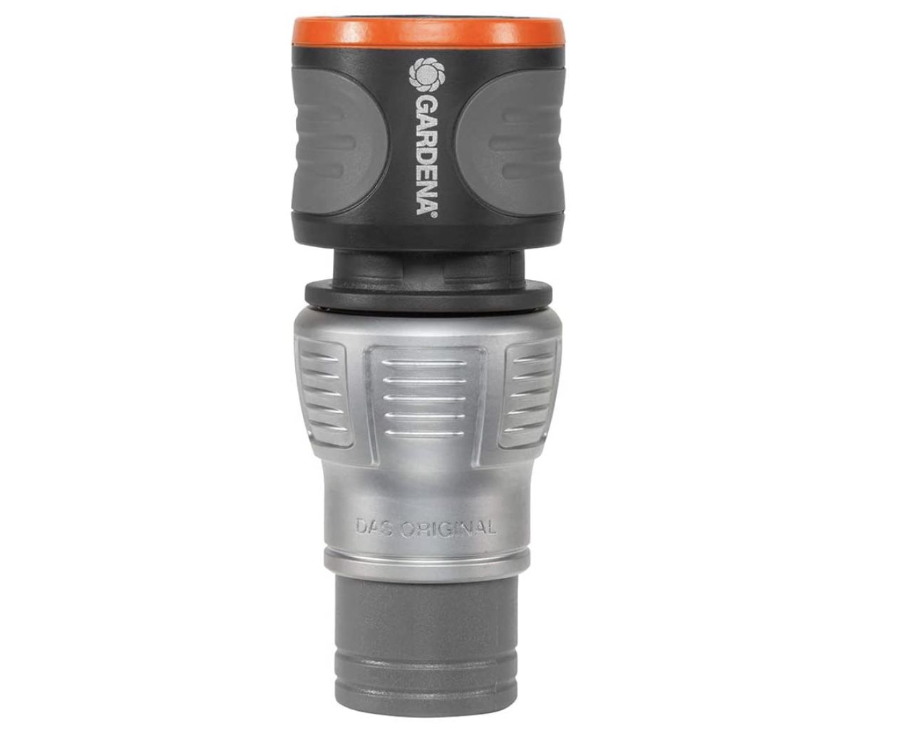 Gardena Premium Schlauchverbinder 13mm (1/2 Zoll) Auf 15mm (5/8 Zoll) - Robuster Adapter Für Wasserhahn Mit Extremer Schlauchhaltekraft