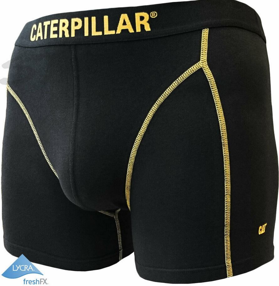 Caterpillar CAT Herren-Slips 4er Pack – Baumwolle, Stretch, Bequem Für Jeden Tag (M, L, XL)