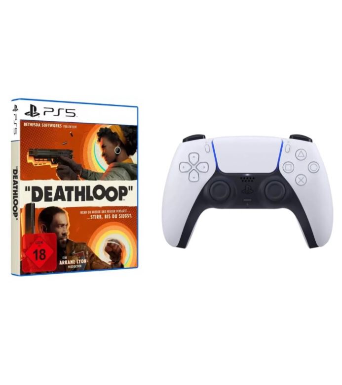 Deathloop (PS 5) + Wireless Controller für 89,61€ (statt 101€)