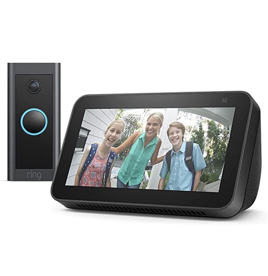 Echo Show 5 (2. Generation, 2021) + Ring Video Doorbell Wired für 39,99