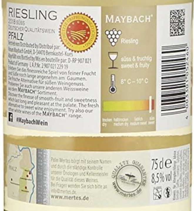 Maybach riesling suss