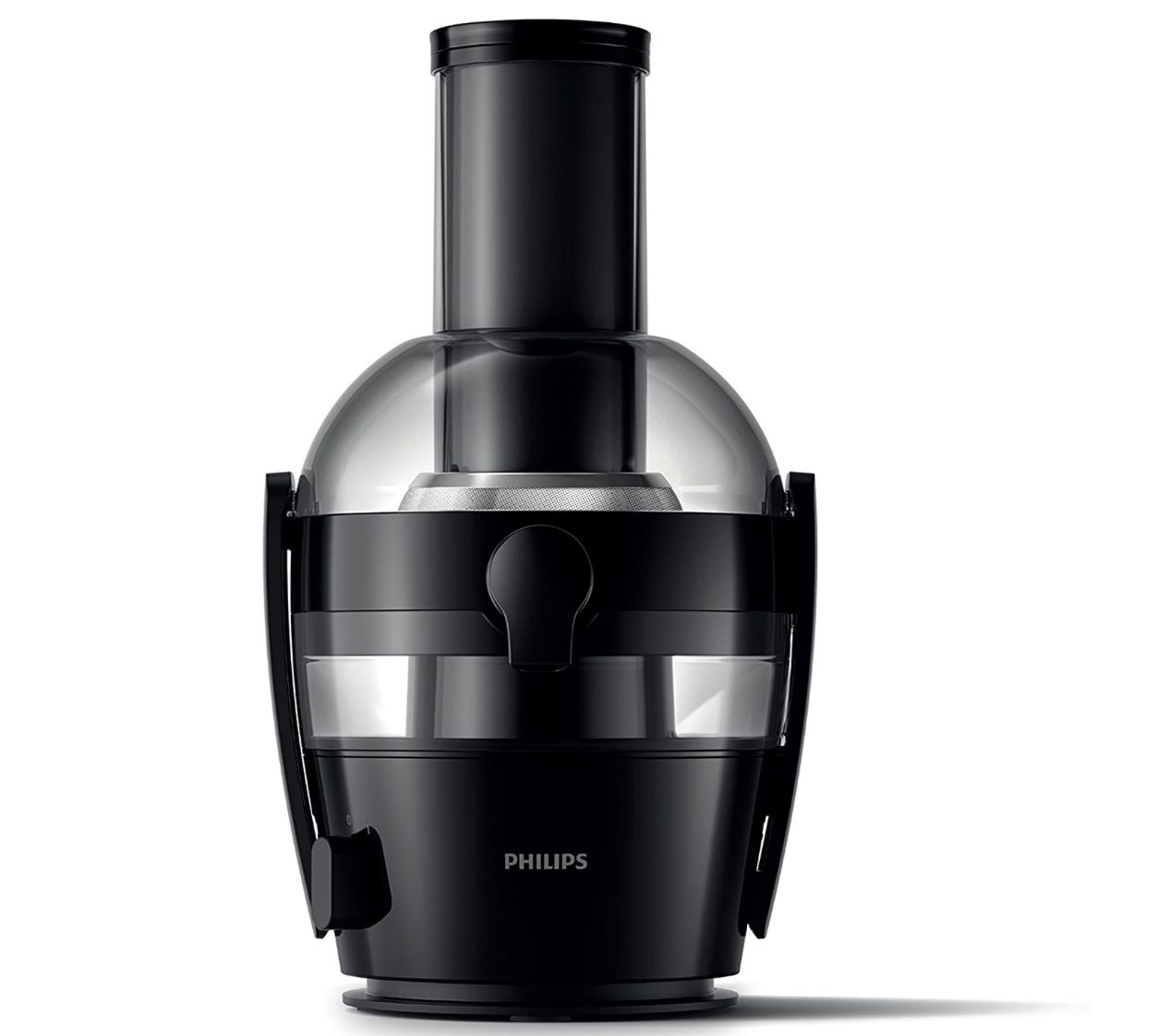Philips Série 3000 Centrifugeuse - Puissance 800W, Technologie QuickClean, Cheminée XL 75mm, Capacité 2L, Facile à Assembler et à Rincer, Jus Lisse Sans Pulpe (HR1856/70