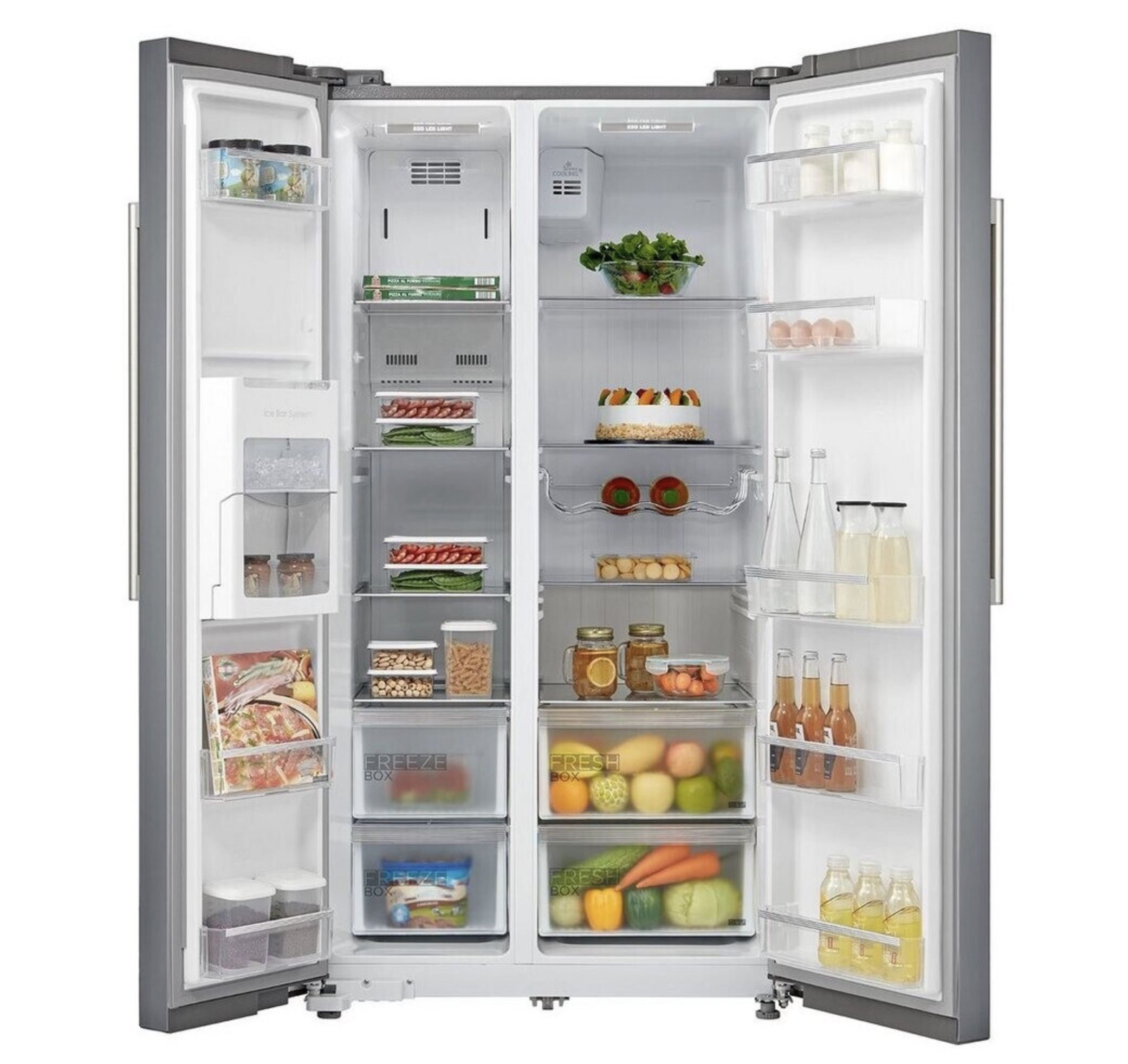 ️ Midea Side-by-Side Kühl- Gefrierkombi mit NoFrost für 613,90€ (statt ...