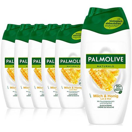 Palmolive Duschgel Naturals Honig & Milch – 2x250 Ml, Feuchtigkeitsspendend