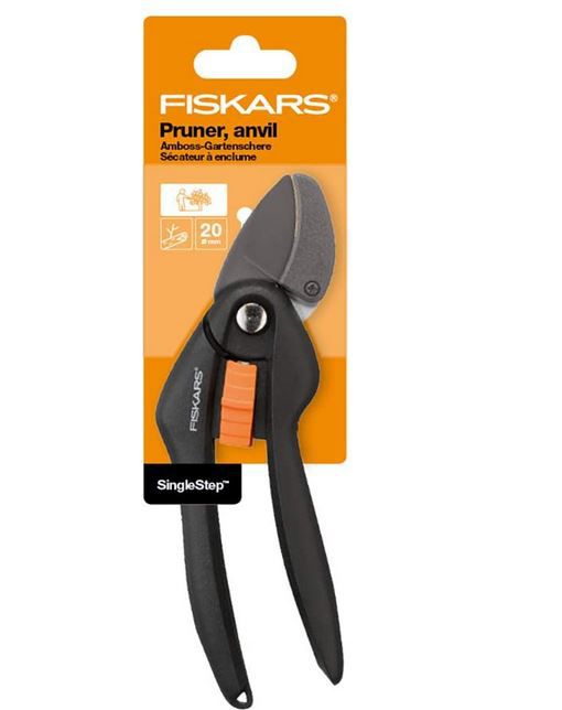 Fiskars P25 Amboss Gartenschere für 8,35€ (statt 16€) prime