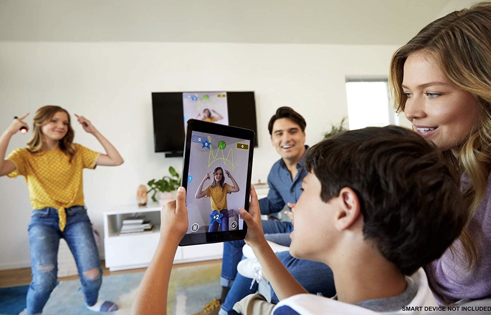 Mattel Games Pictionary Air GYH79 - Gioco Di Disegno Interattivo Per Famiglia, Da 8 Anni In Su - Si Gioca Con Smartphone O Tablet [Versione Tedesca] - 5