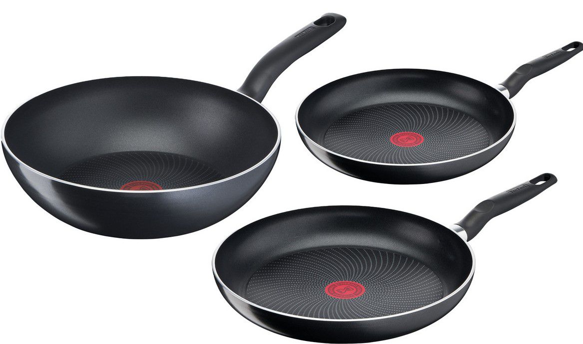 2-teiliges Tefal Pfannenset (24 & 28cm) + Wok für 65,90€ (statt 105€)