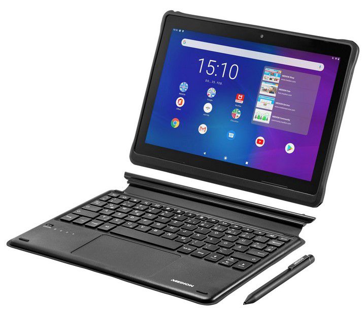 Medion Lifetab P10912 10 Zoll Android LTE Tablet mit Stift für 130