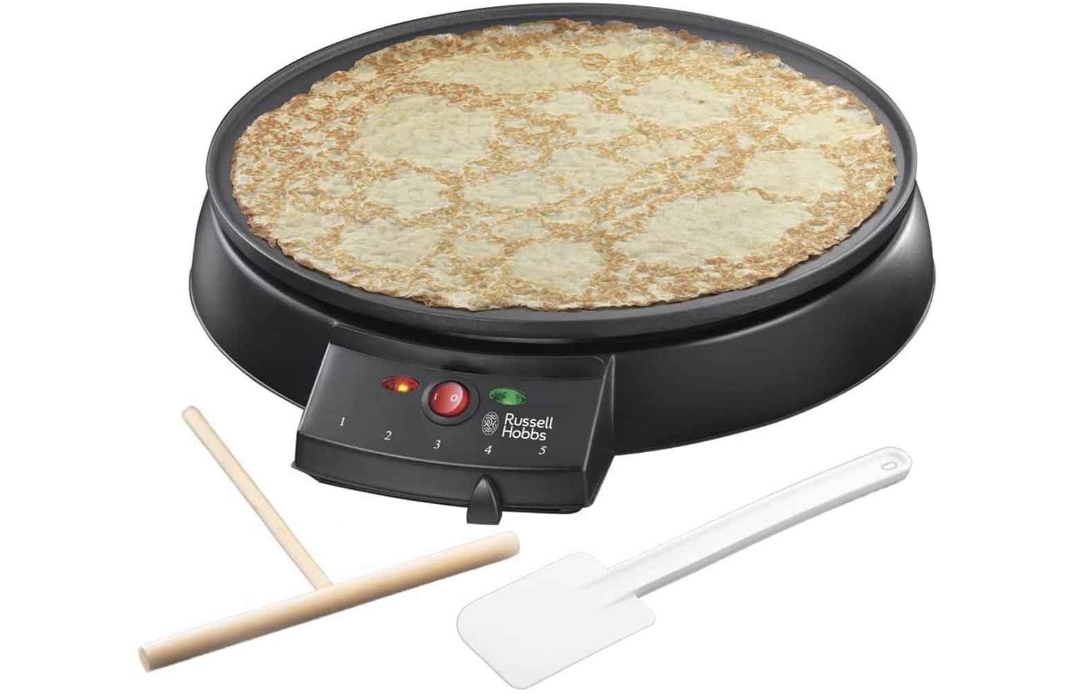 Russell Hobbs Crêpes Maker Fiesta + Teigverteiler & CrêpesWender für