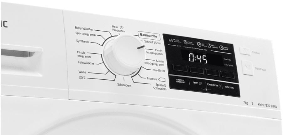 Koenic Kwm 7122 B Inv Waschmaschine Test KOENIC KWM 7122 B INV Waschmaschine 7 kg 1.400 U/Min ab 279€ (statt 330€)