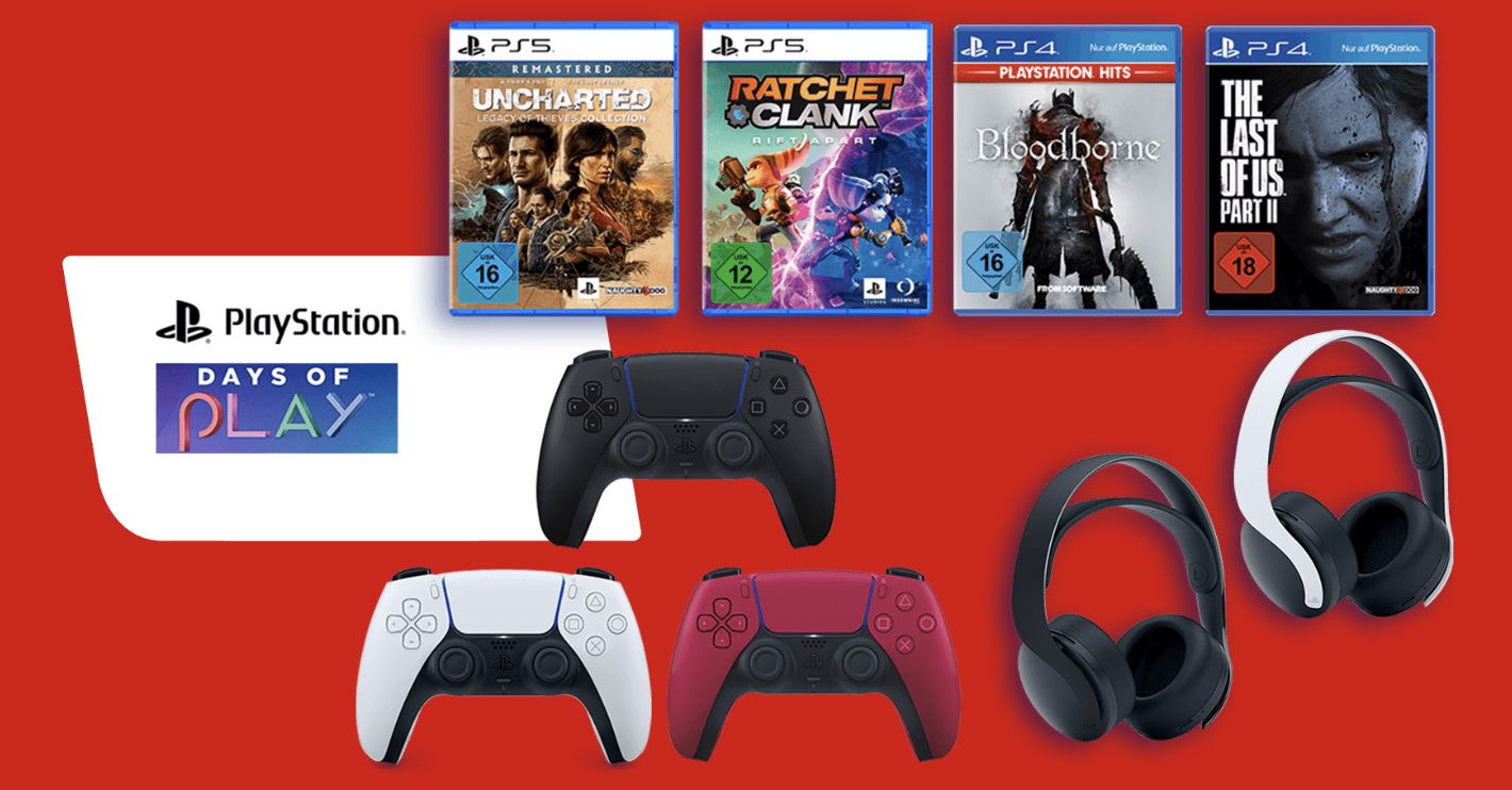 Days of Play PS4 & PS5 Spiele im Angebot bei Media Markt und Saturn