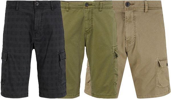 TOM TAILOR Herren Chino Bermuda Shorts – Regular Fit, Stretch, Mit Kordelzug (Beininnenlänge Ca. 30 Cm Bei Größe 33)