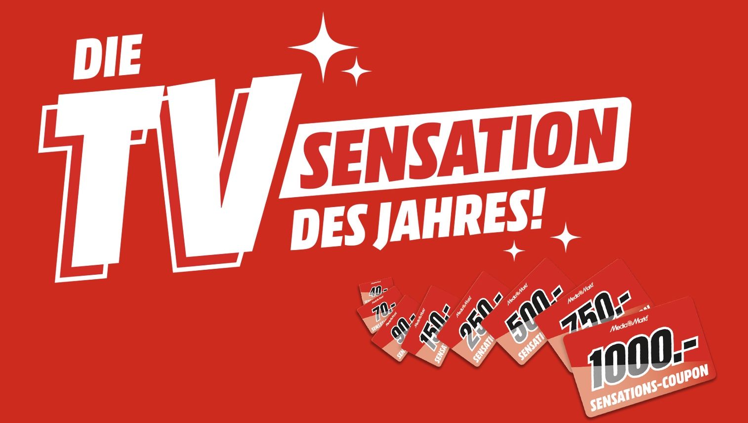 MediaMarkt TVCouponAktion z.B. 75 Zoll SONY 75X92J für 1.499€ (statt