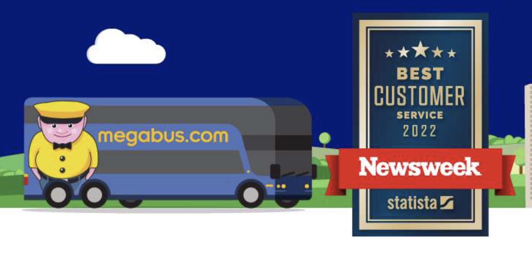 megabus USA Fernbus Fahrten ab 5 (Sep. 2022 bis Jan. 2023) z.B. New