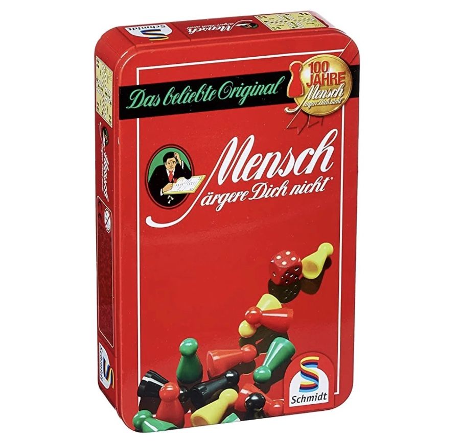Schmidt Spiele 49439 Mensch ärgere Dich Nicht In Lattina - Classic Line Con Pedine Giganti In Legno - 5