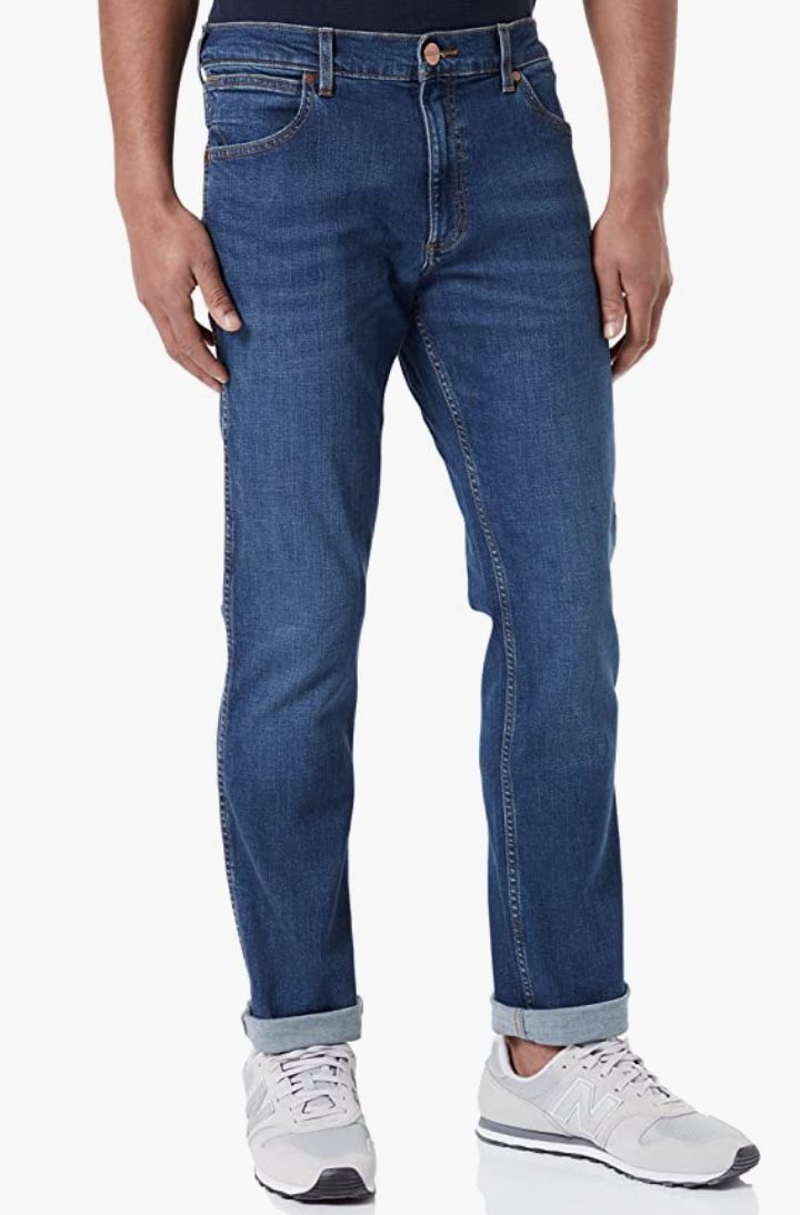 Wrangler Herren Jeans Greensboro I – Regular Fit, Gerade Beine, Stretch, Größe 30/32, Farbe El Camino