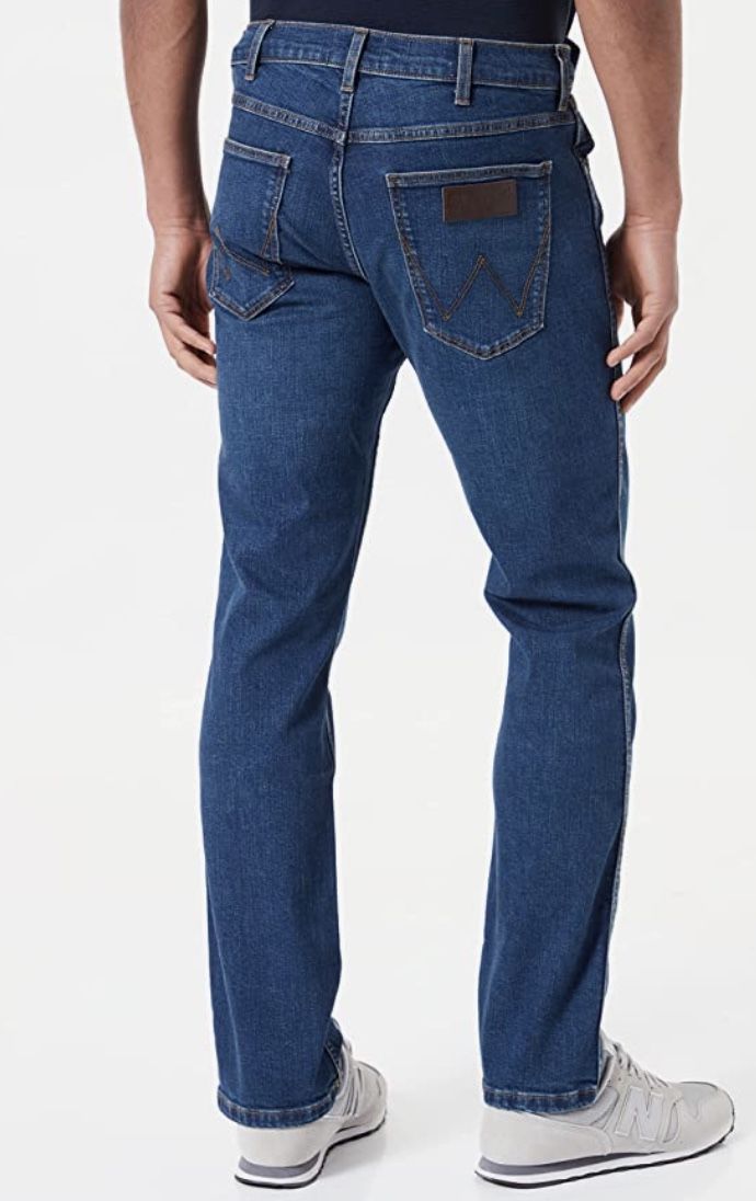 Wrangler Herren Greensboro II Pants – Regular Fit, Stretch-Denim, Mit Reißverschluss Und Knopf