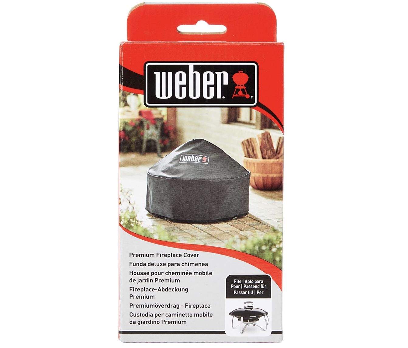 Weber 7470 Luxus-Abdeckhaube Für Fireplace 2750 – Strapazierfähige Kunststoff-Abdeckung