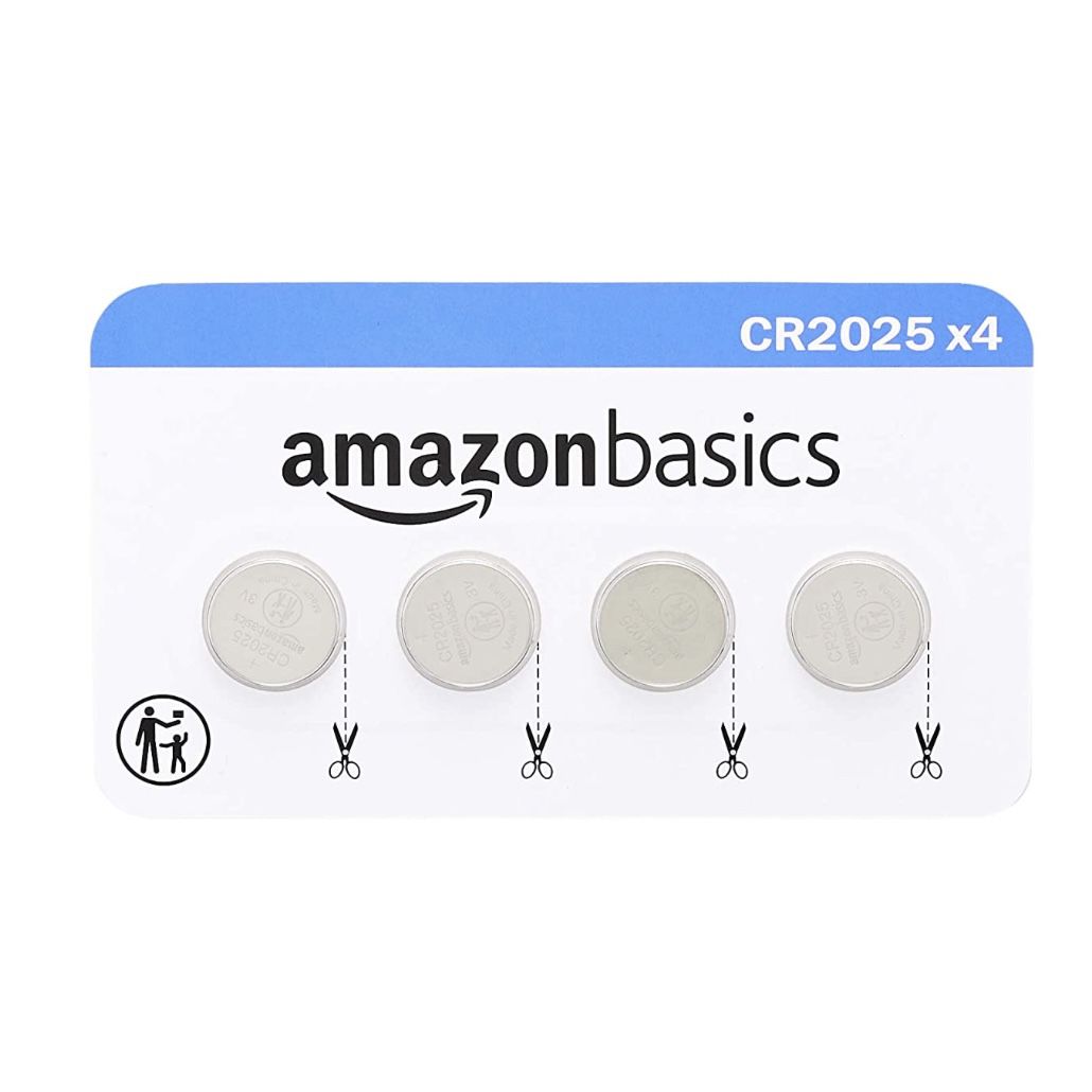 4er Amazon Basics CR2025 LithiumKnopfzellen für 2,61€ (statt 6€) Prime