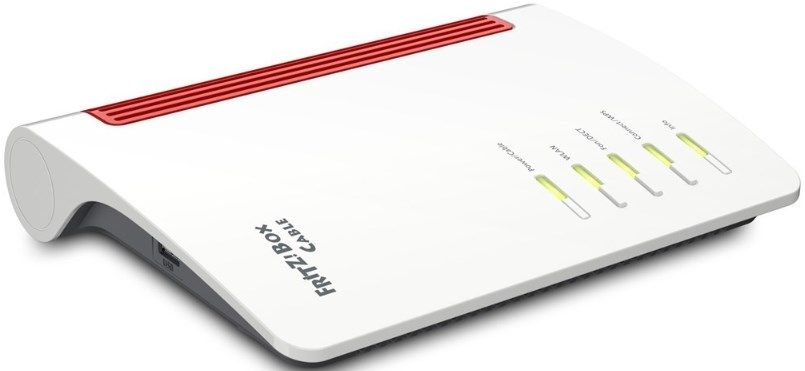 AVM FRITZ!Box 6660 Cable – Router Wi-Fi 6 (DOCSIS 3.1) Con Modem Via Cavo, 2.400 MBit/s (5 GHz), Porta 2,5 Gigabit, DECT - 3