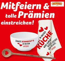 Mit Kauf von MilkanaProdukten Prämien gratis bzw. evtl Hauptgewinn