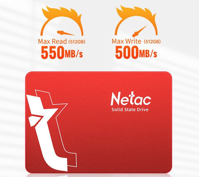 Netac SA100 interne SSD 512GB für 39,09€ (statt 46€)