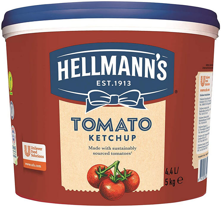 5Kg Hellmann's Tomato Ketchup im Eimer für 13,85€ (statt 24€)