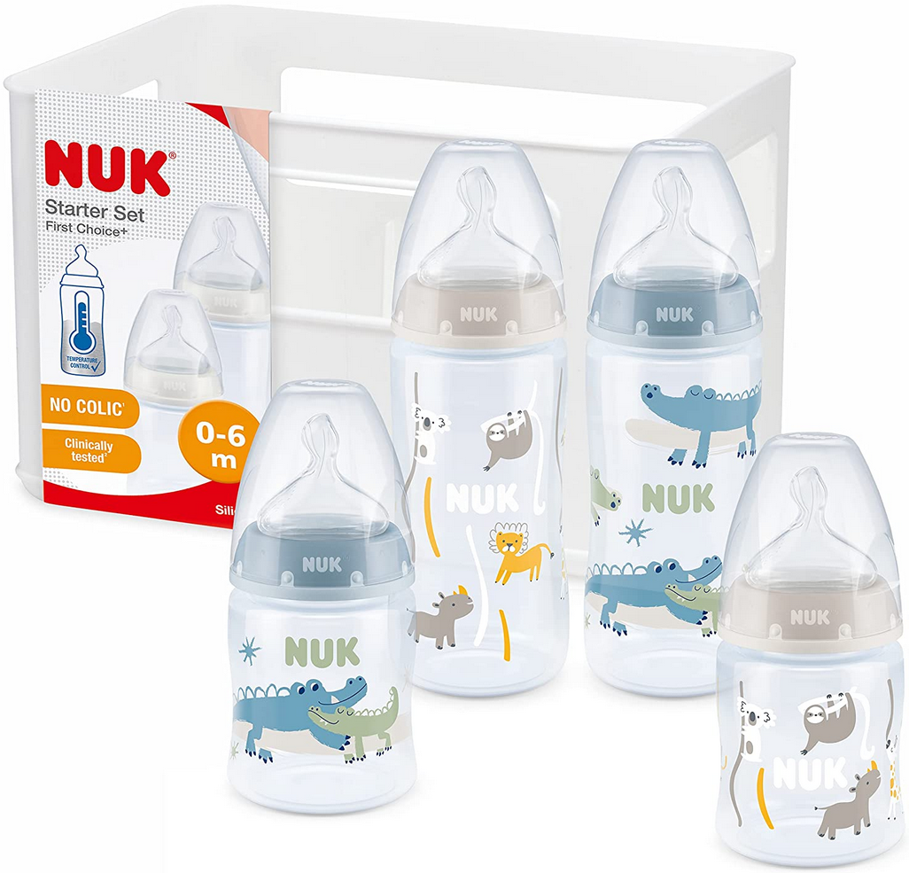 Oberni Babyflaschen Sauger Größe 4 - 4er Pack Für Babys Ab 12 Monaten, BPA-frei