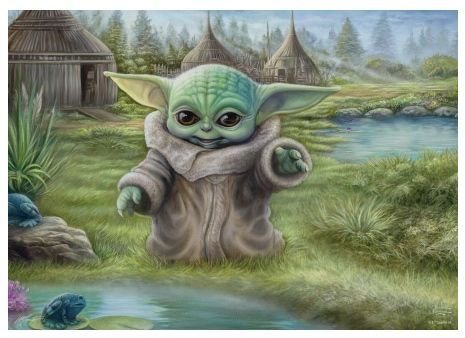 Trefl Puzzle – Das Geheimnisvolle Baby Yoda – Star Wars The Mandalorian – 300 Teile – Für Kinder Ab 8 Jahren – Hochwertige & Sichere Materialien