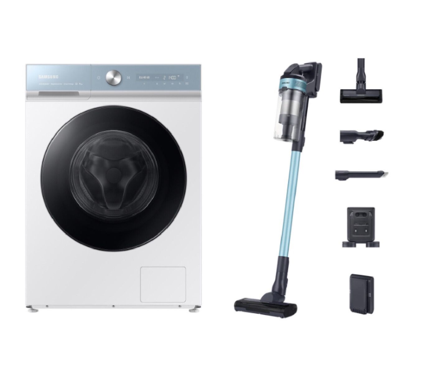 Samsung Jet 60 turbo Staubsauger + WW11 Waschmaschine mit 11kg für 1. ...