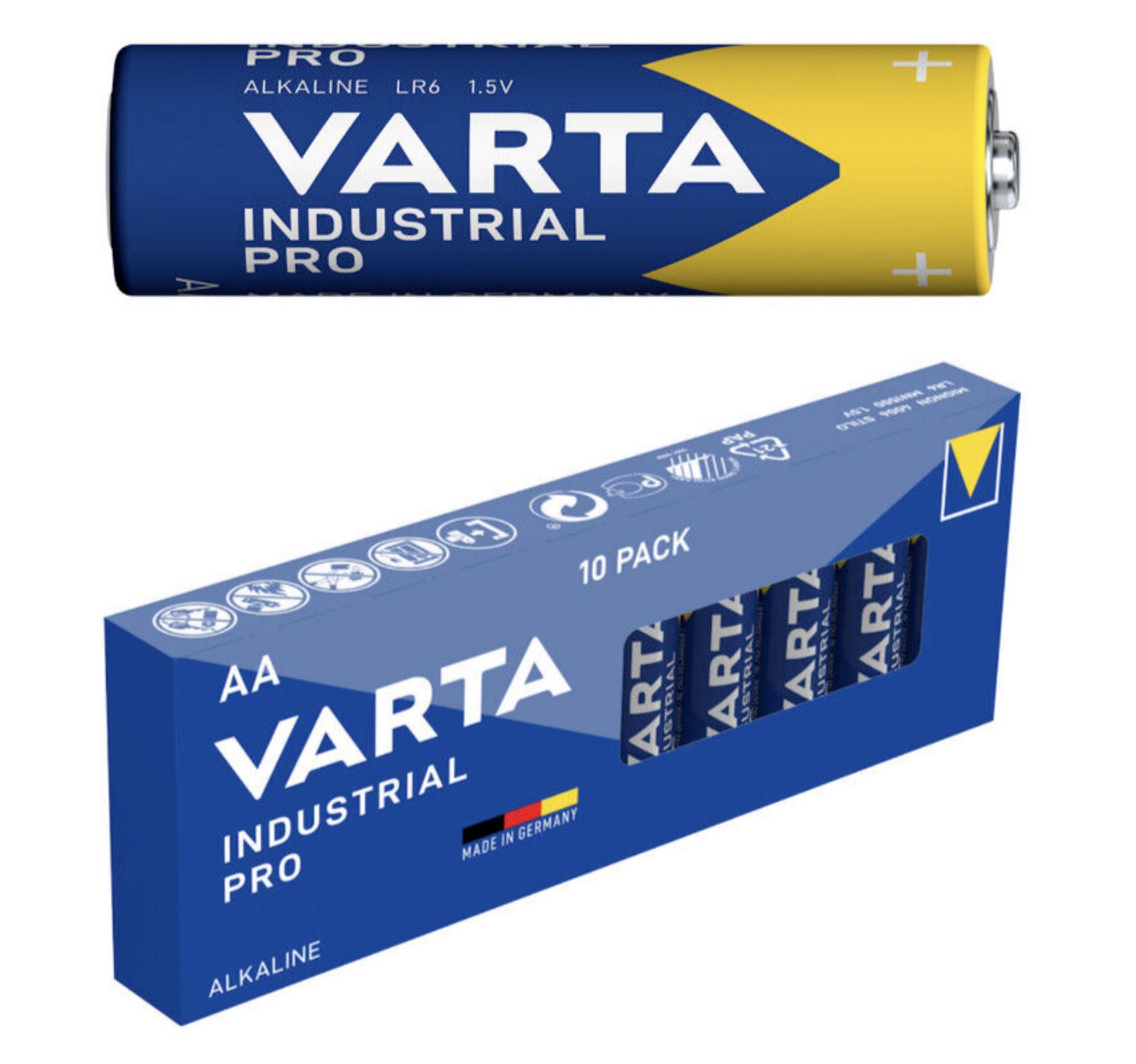 VARTA Industrial Pro - 100er Pack Batterien AA Mignon für 28,90€ (statt ...