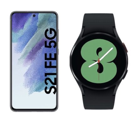 Samsung Galaxy S21 FE 5G + Watch4 40mm für 19€ + Vodafone Allnet-Flat ...