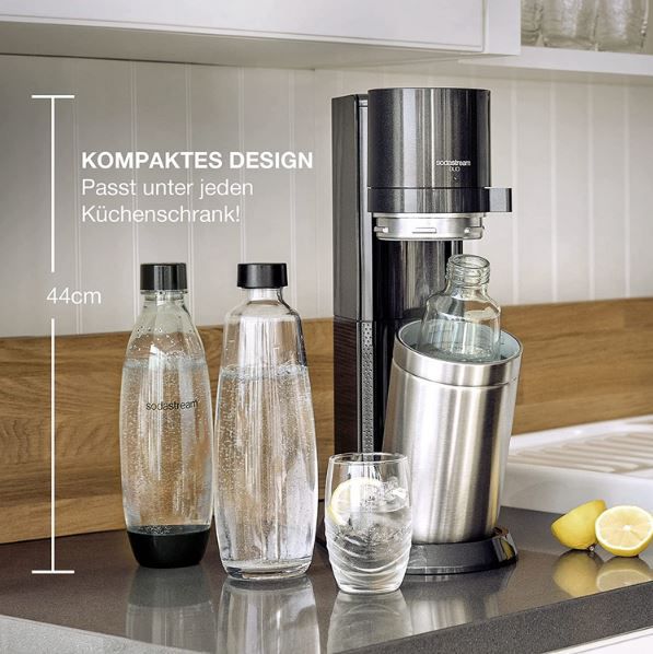SodaStream DUO inkl. 3 Flaschen für 89,99€ (statt 99€) + 15€ Cashback