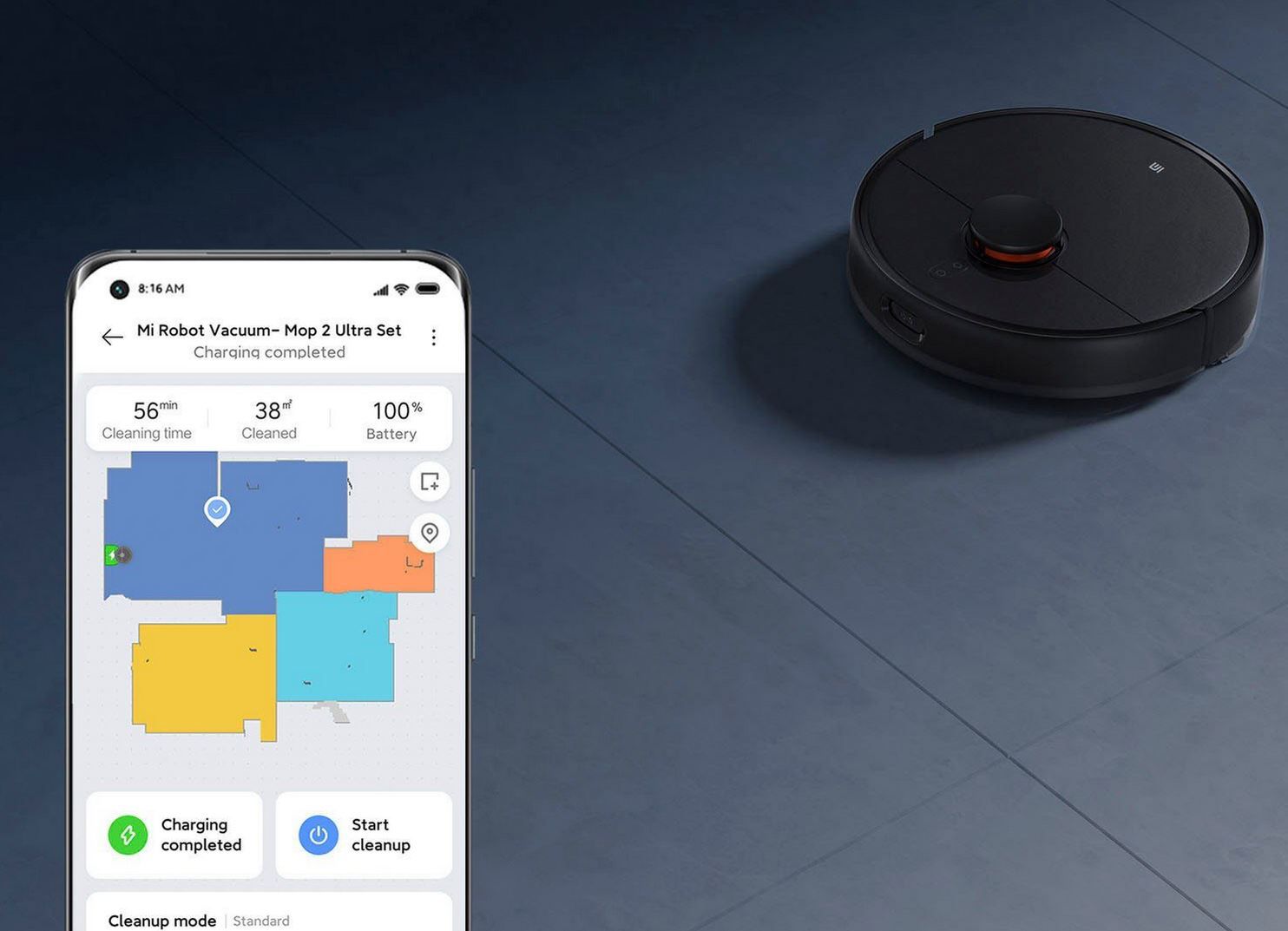 Xiaomi Mi Robot VacuumMop 2 Ultra Saug und Wischroboter für 291,73