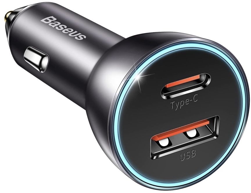 YGL Carica Rapida 3.0 Caricatore Per Auto Doppio USB Con Interruttore, Caricabatterie Rapido Per - Foto 10