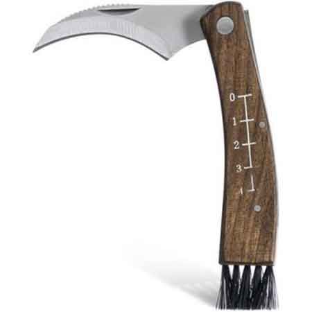 OUTIL PARFAIT Pilzmesser 12cm - Edelstahl Mit Aluminium-Griff