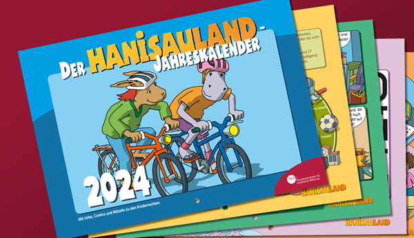 HanisauLand-Kalender 2024 kostenlos anfordern