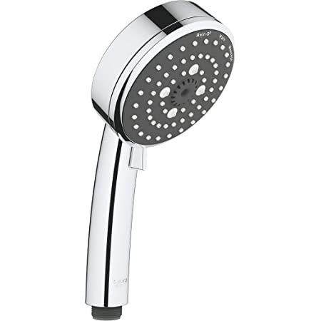 Grohe Vitalio Comfort Flex Handbrause – Duschbrause Mit 5 Strahlarten, Verchromt, Inkl. Regenbrause